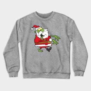 Santa Claus Zombie Merry Christmas Zombie Claus Crewneck Sweatshirt